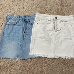 American Eagle Jean Skirts Sz 0
